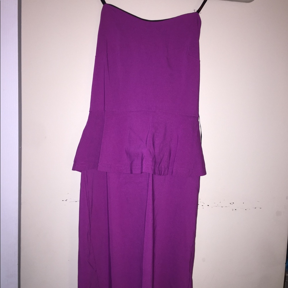 Purple plump dress